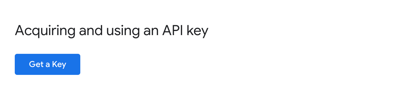 Get a key on the pagespeed insight API page